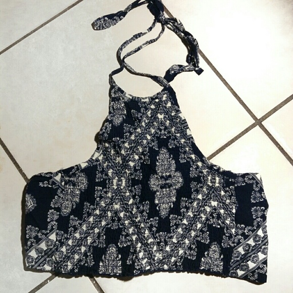 Vintage Rue crop top - Picture 1 of 4