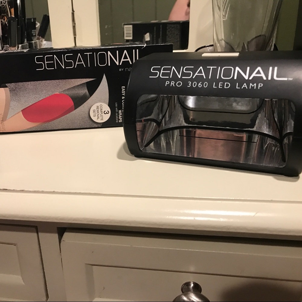Sensationail gel nail polish LED light and remover