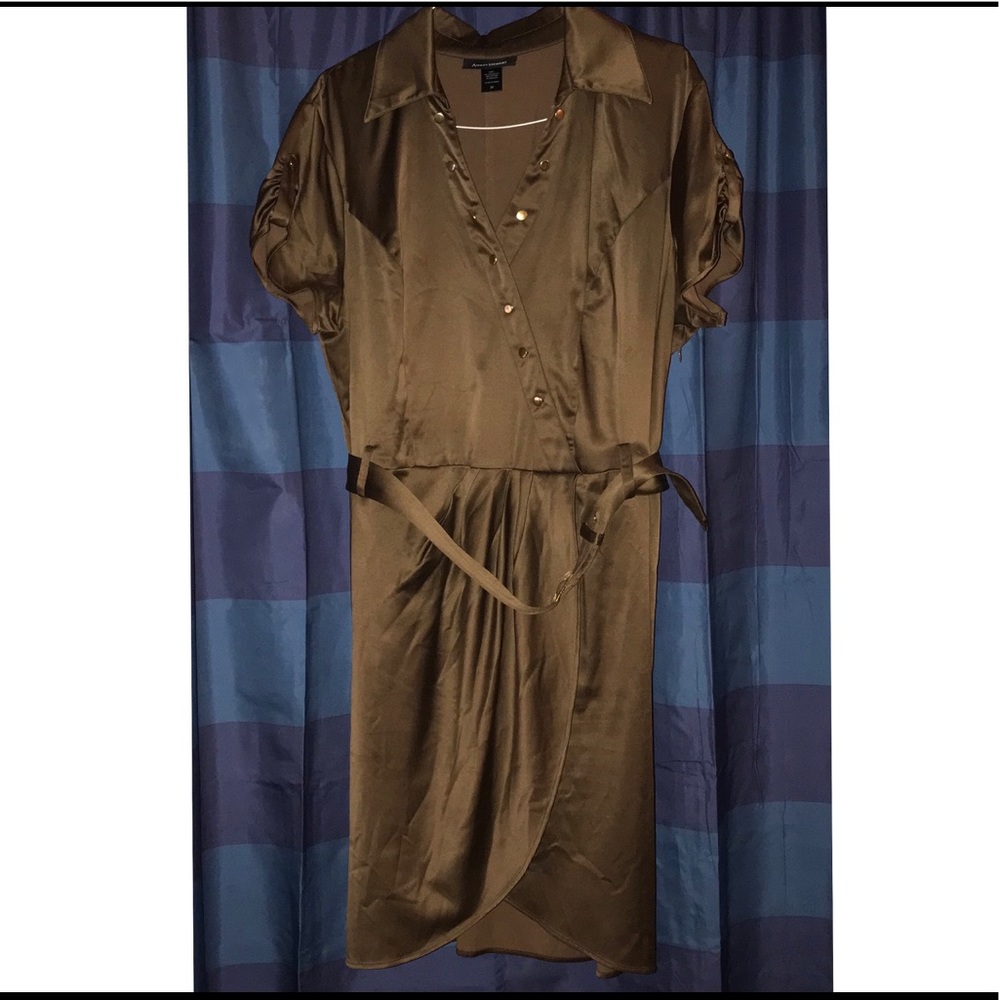 Bronze and Gold Plus Size Dress