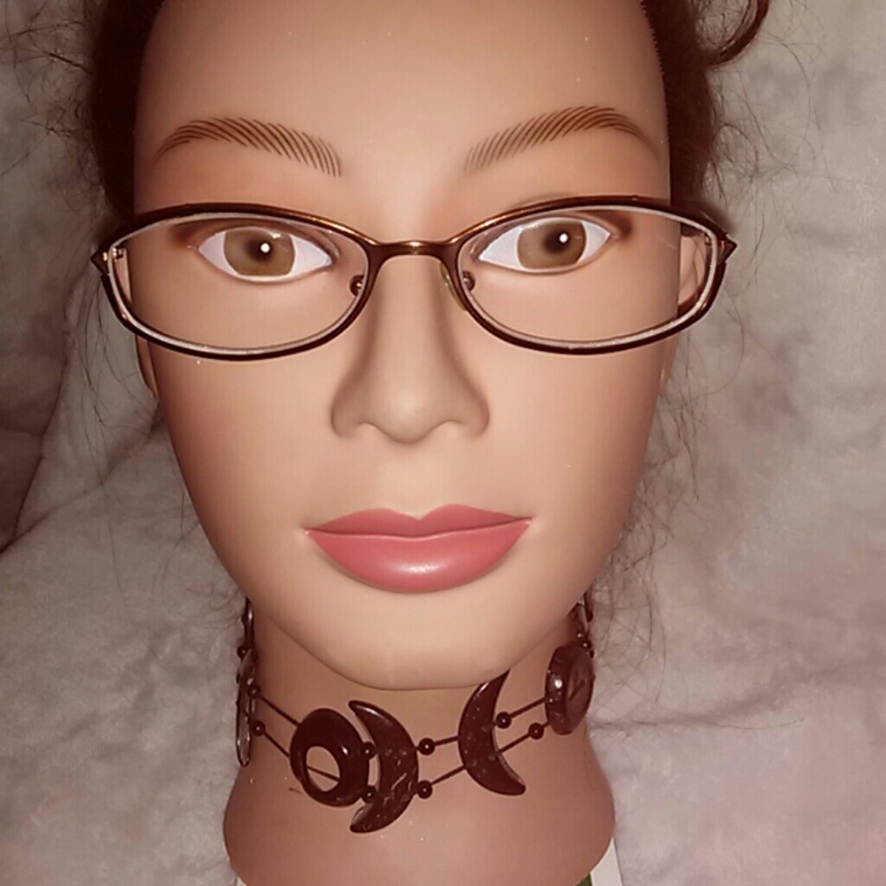 VINTAGE JONES NEW YORK BRONZE EYEGLASSES