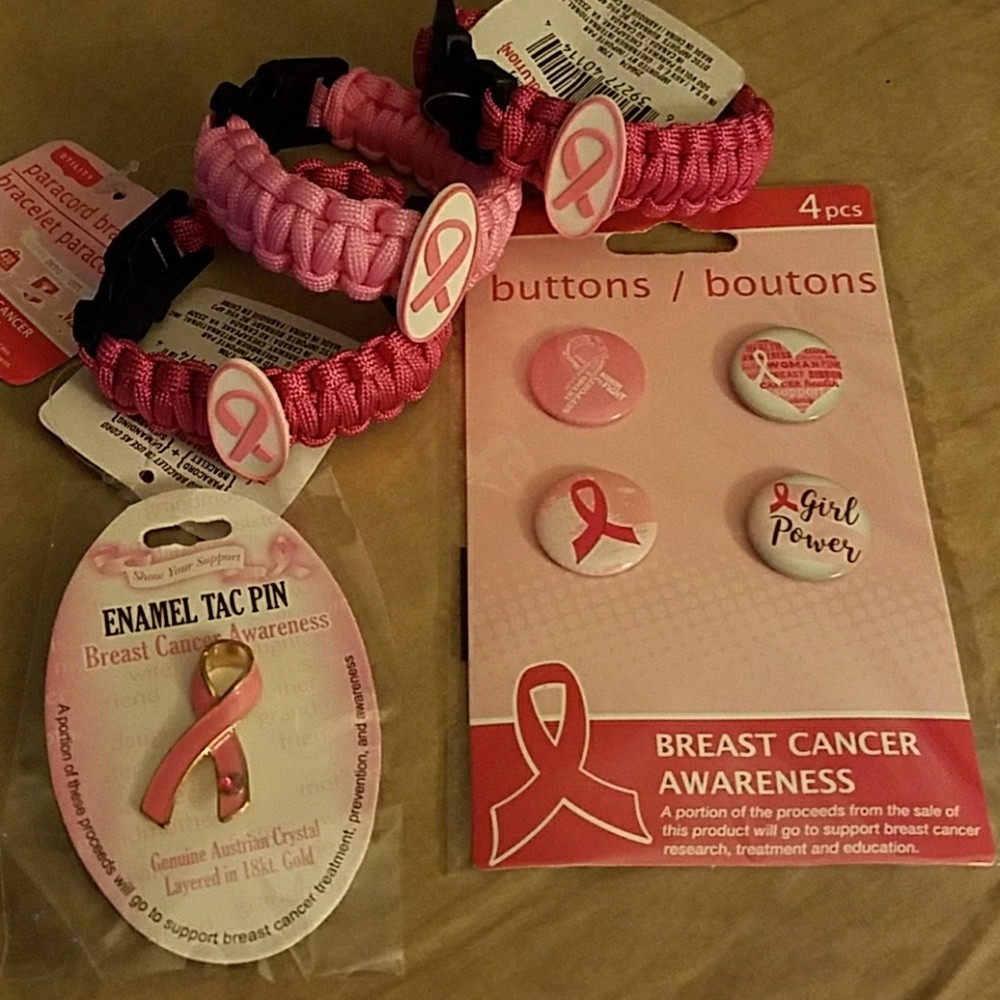 Bracelets, buttons, pin. PLEASE READ DESCRIPTION