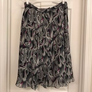 Jones NY silk skirt