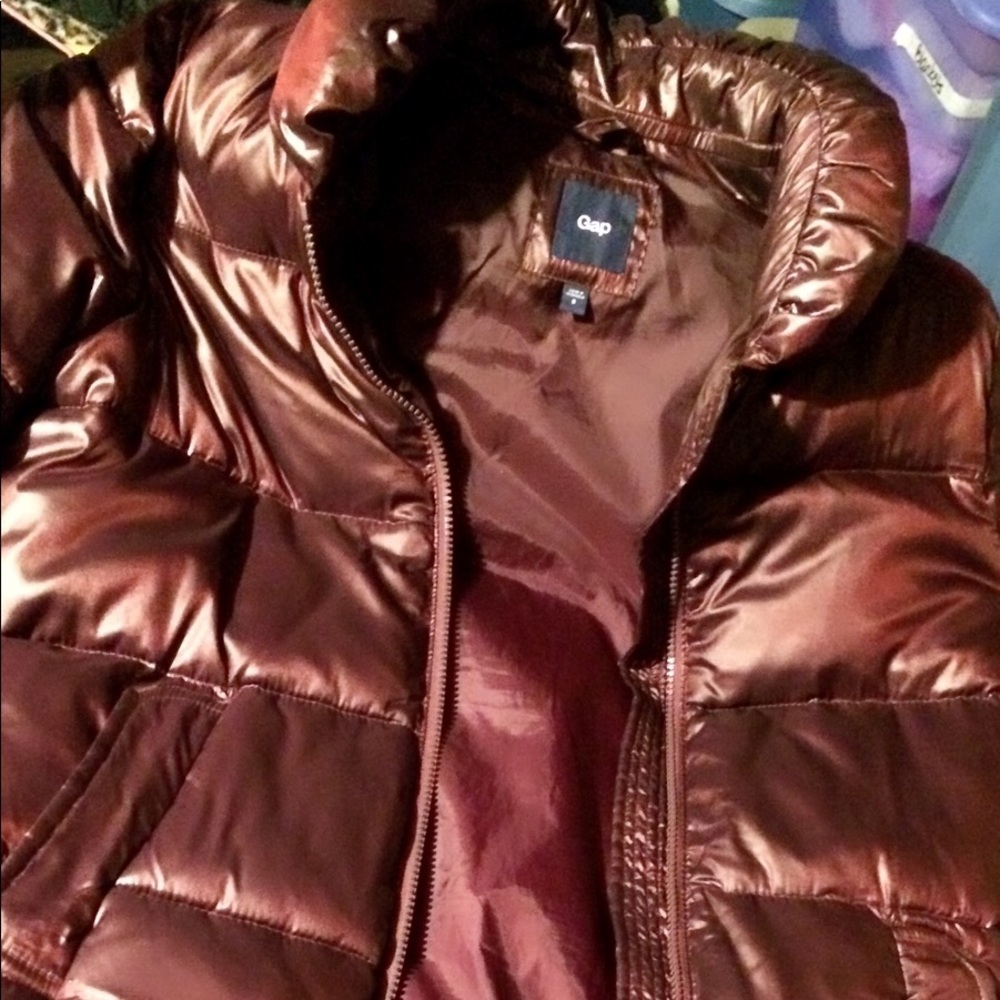 Bronze Colored Gap Winter Coat - image 7