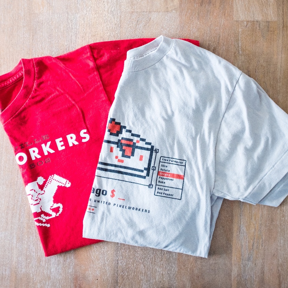2 Pixelworkers Designer Tees