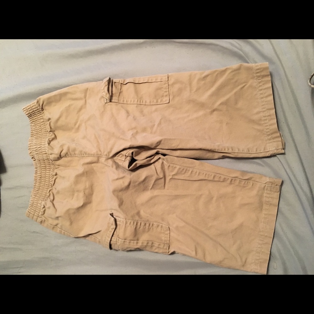 Boys faded glory kahki cargo pants