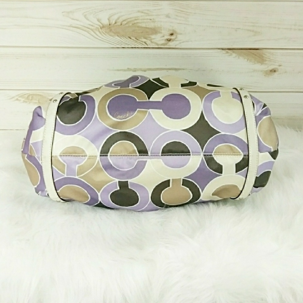 Julia Scarf Print Op Art Alexandra Lilac Shoulder - Picture 4 of 6