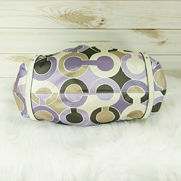 Julia Scarf Print Op Art Alexandra Lilac Shoulder - Picture 4 of 6