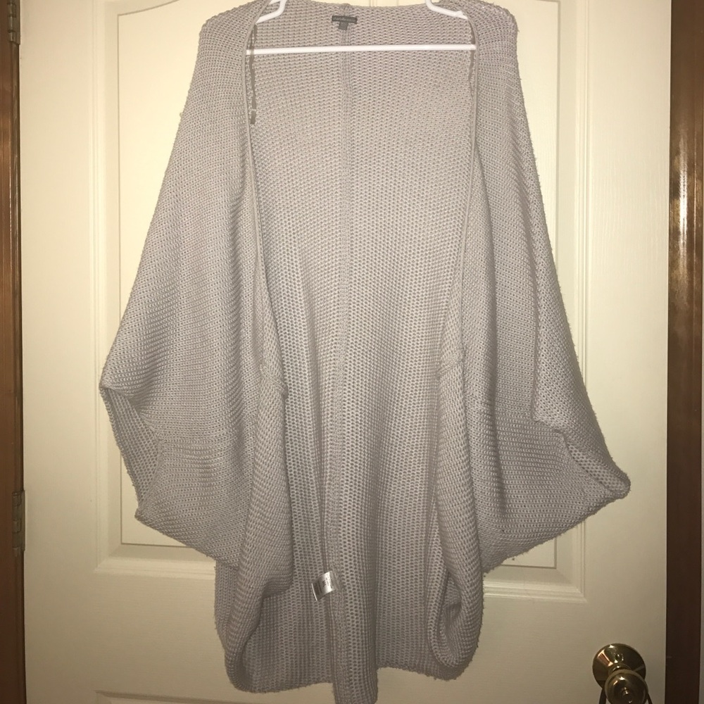 Oatmeal, Knit Cocoon Cardigan