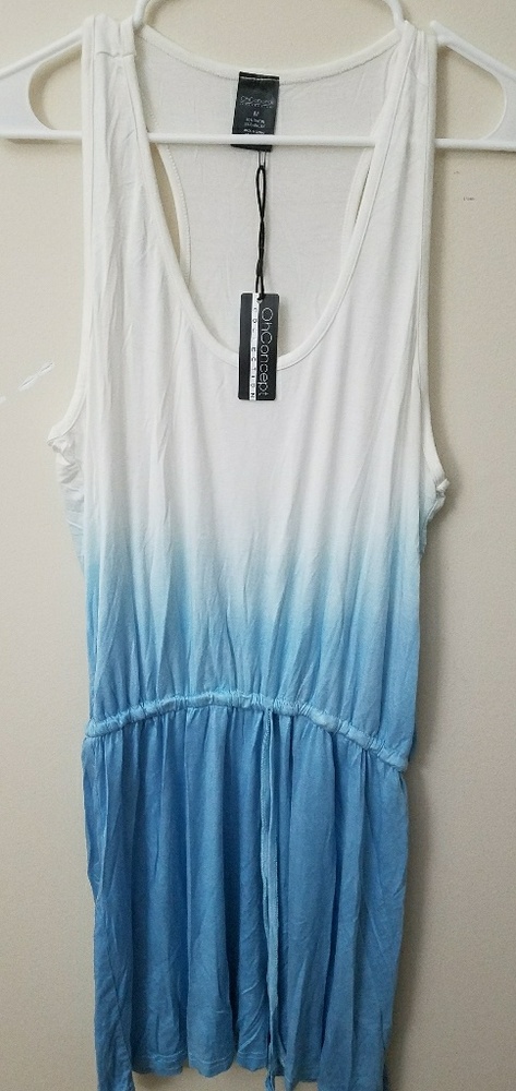Brand new sleeveless two tone dress