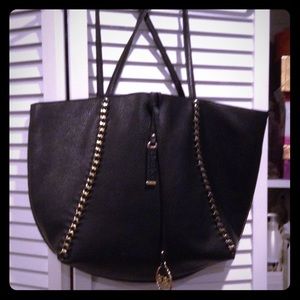 Large BCBG Black Tote Bag