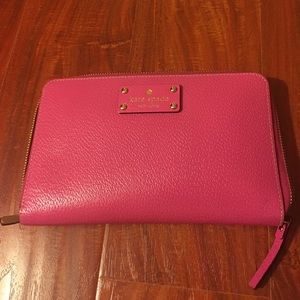 Pink Kate Spade wallet