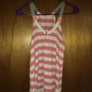 MAKE AN OFFER!!! Pink and off white stripe