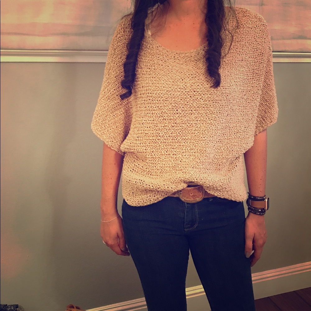 Project knit blouse