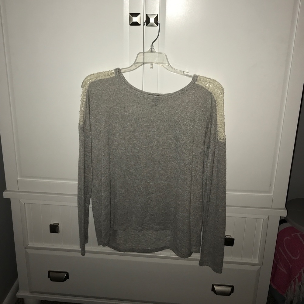 Laced-back Sweater