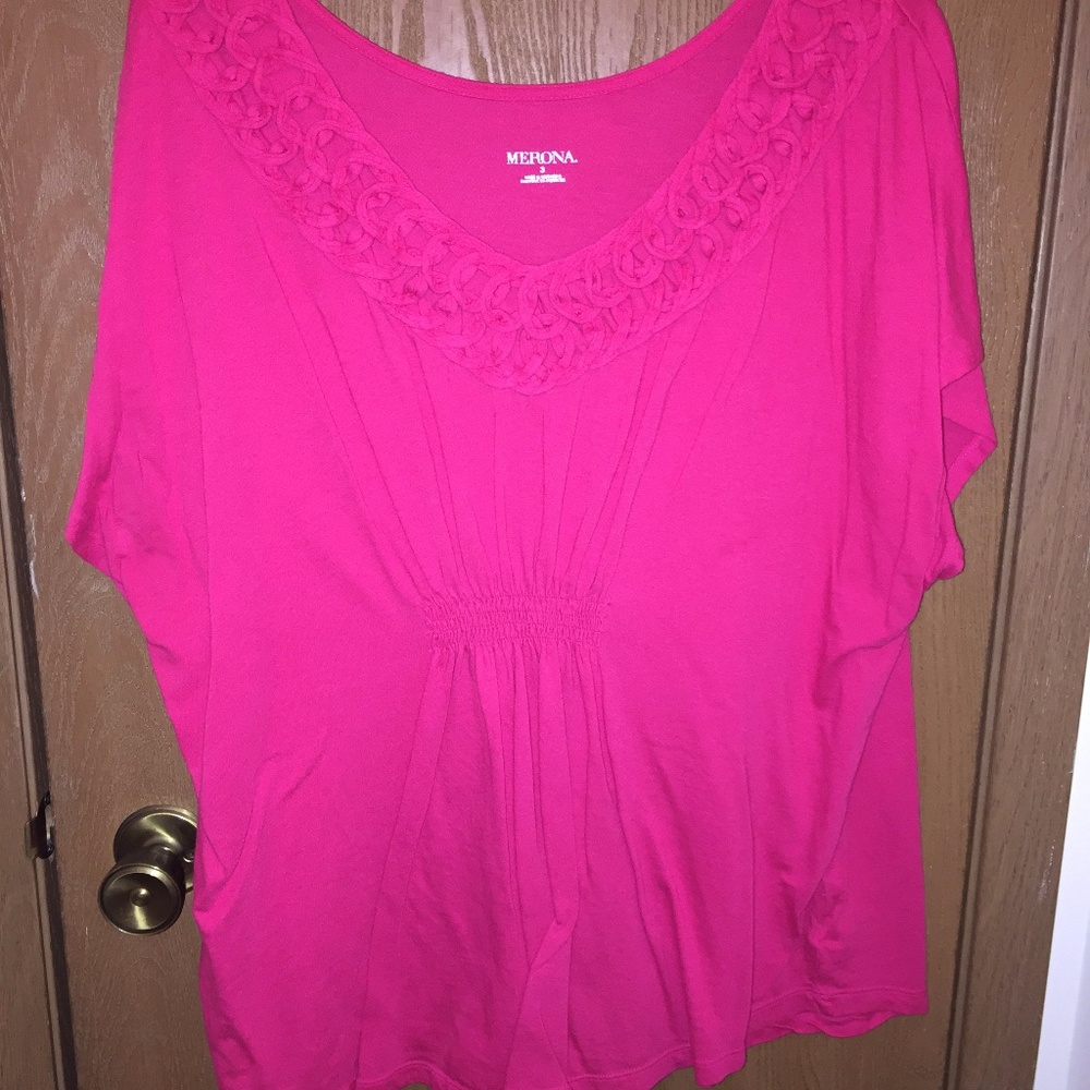 Merona shirt w/ knotted collar