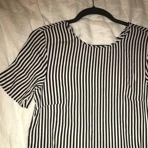 H&M Black and white striped shirt