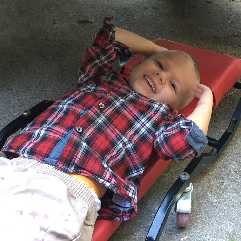 Plaid button down shirt