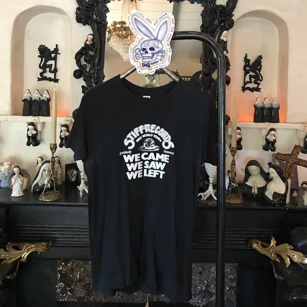 Vintage Stiff Records shirt 80s punk tee Punk Tees