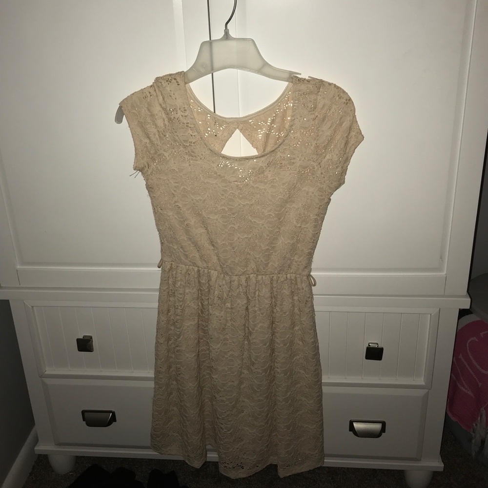 Laced Skater Dress w/ a Cut Out Back