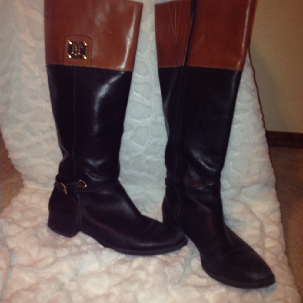 Tommy Hilfiger Brown/Black Boots
