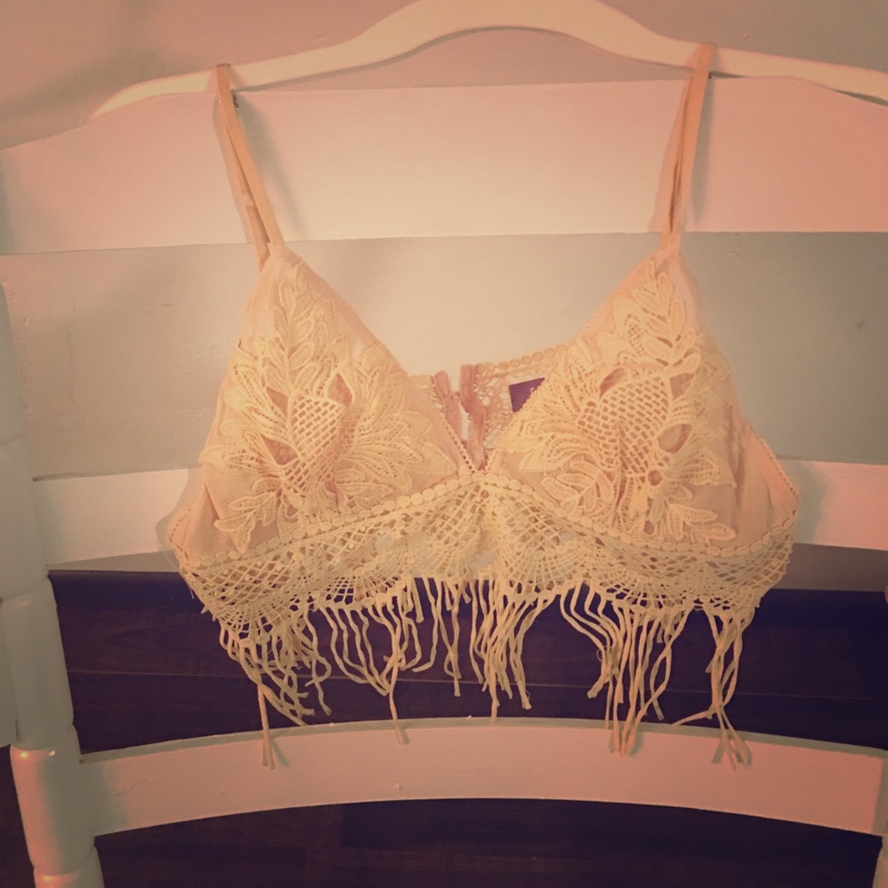 Fringe bralette!