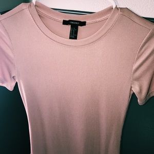 Pink T-shirt dress from Forever 21 size xs