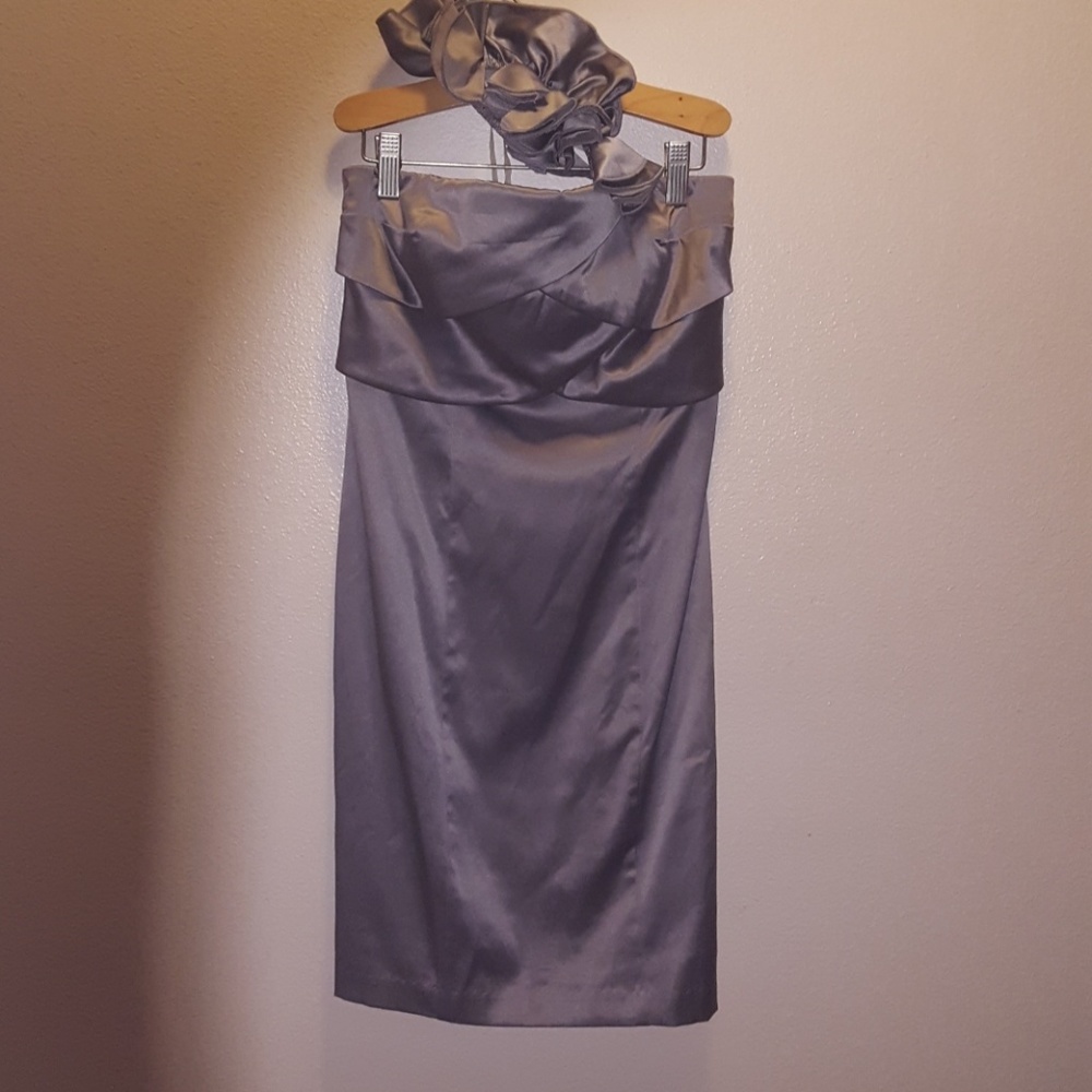 Maurices NWT gray cocktail dress