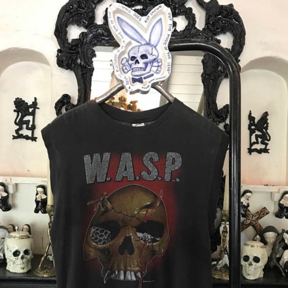 Vintage W.A.S.P Tee 80s Metal band tees rare 1984