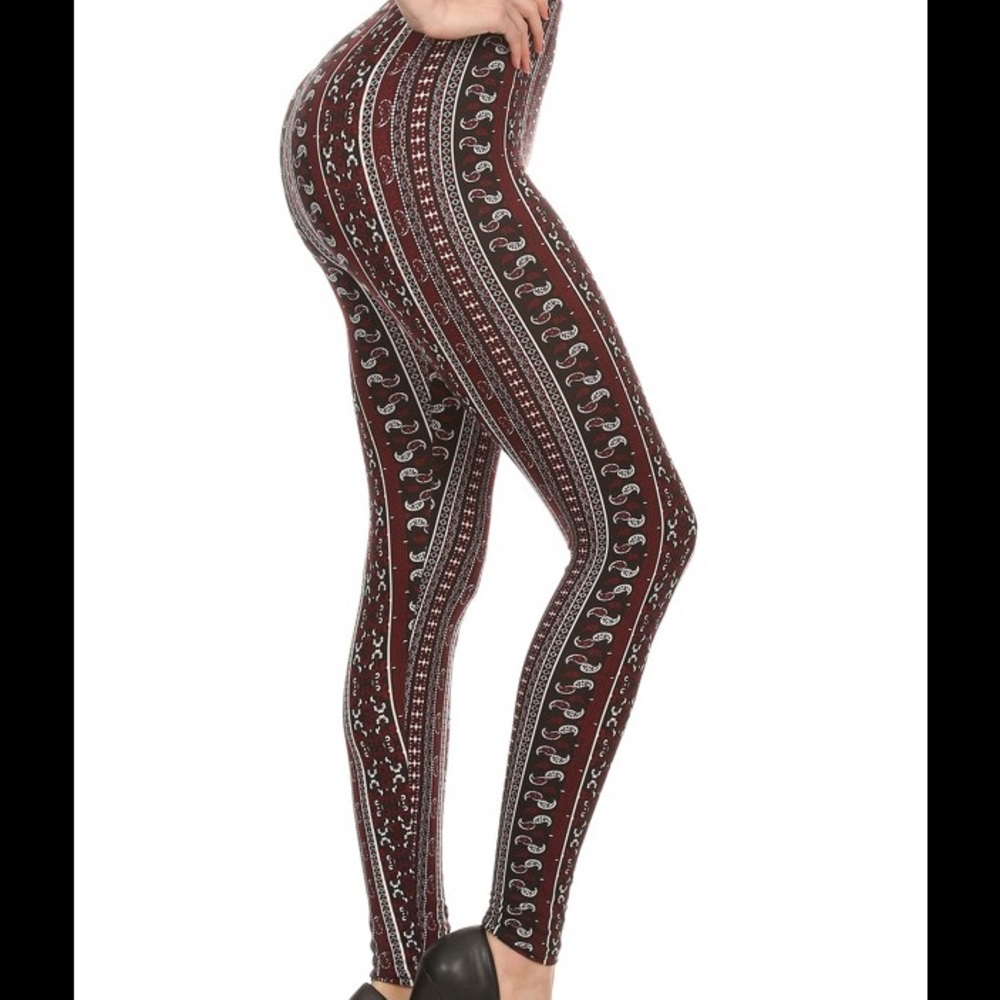 Paisley Print Leggings