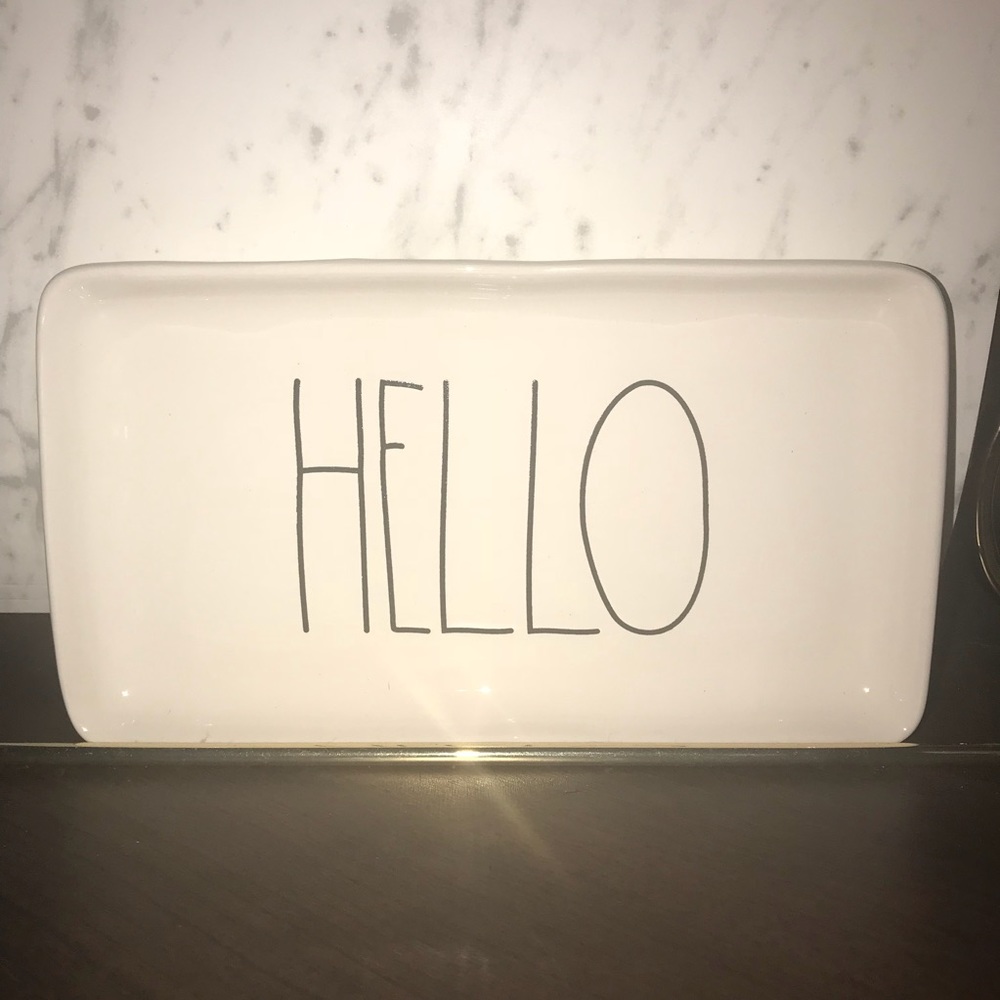 Rae Dunn Hello Tray