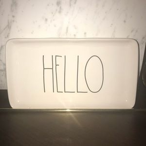 Rae Dunn Hello Tray
