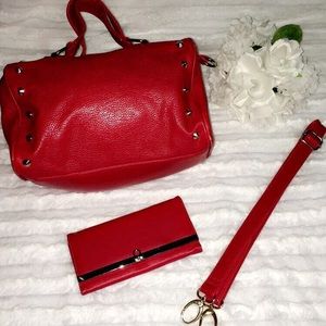Beautiful red bag!