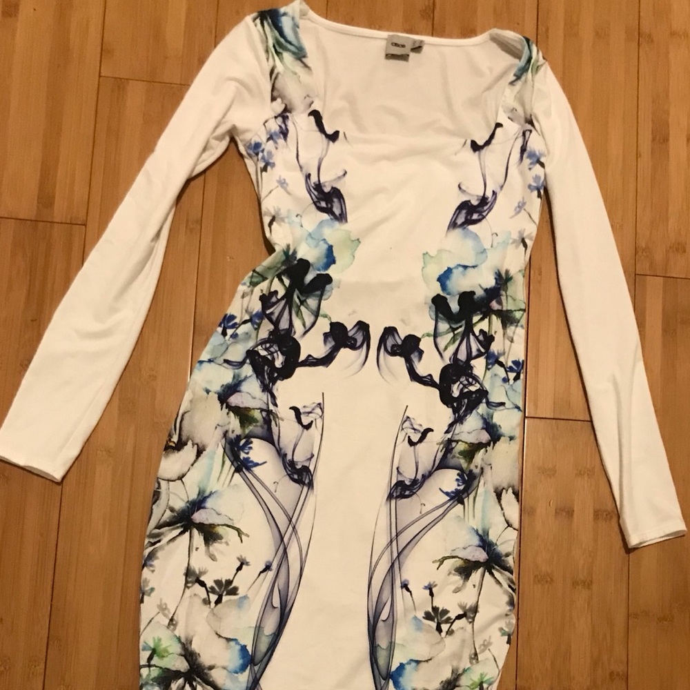 ASOS - White Midi Dress