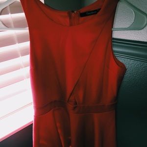 Bright pink/red dress