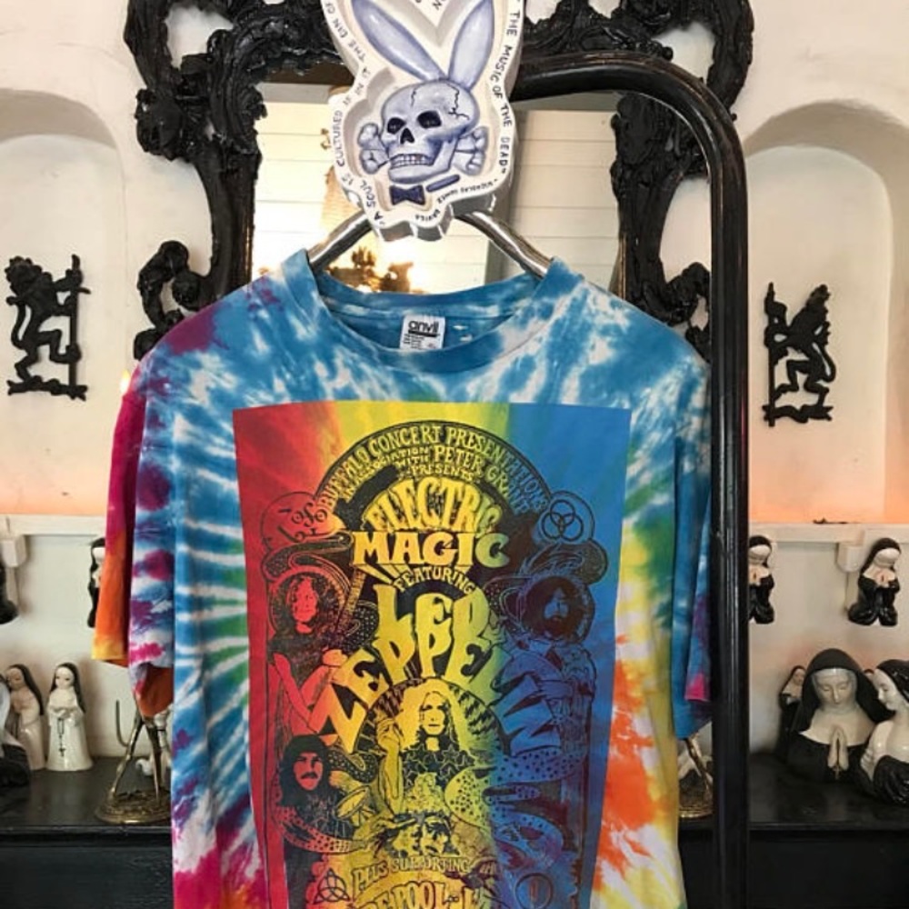Vintage Led Zeppelin tour Tee 80s Electric Magic