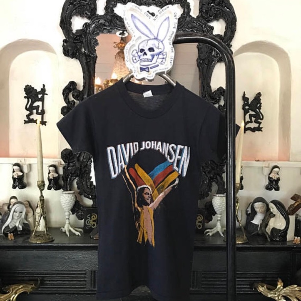 Vintage David Johansen Tee 80s Concert Shirt Dolls