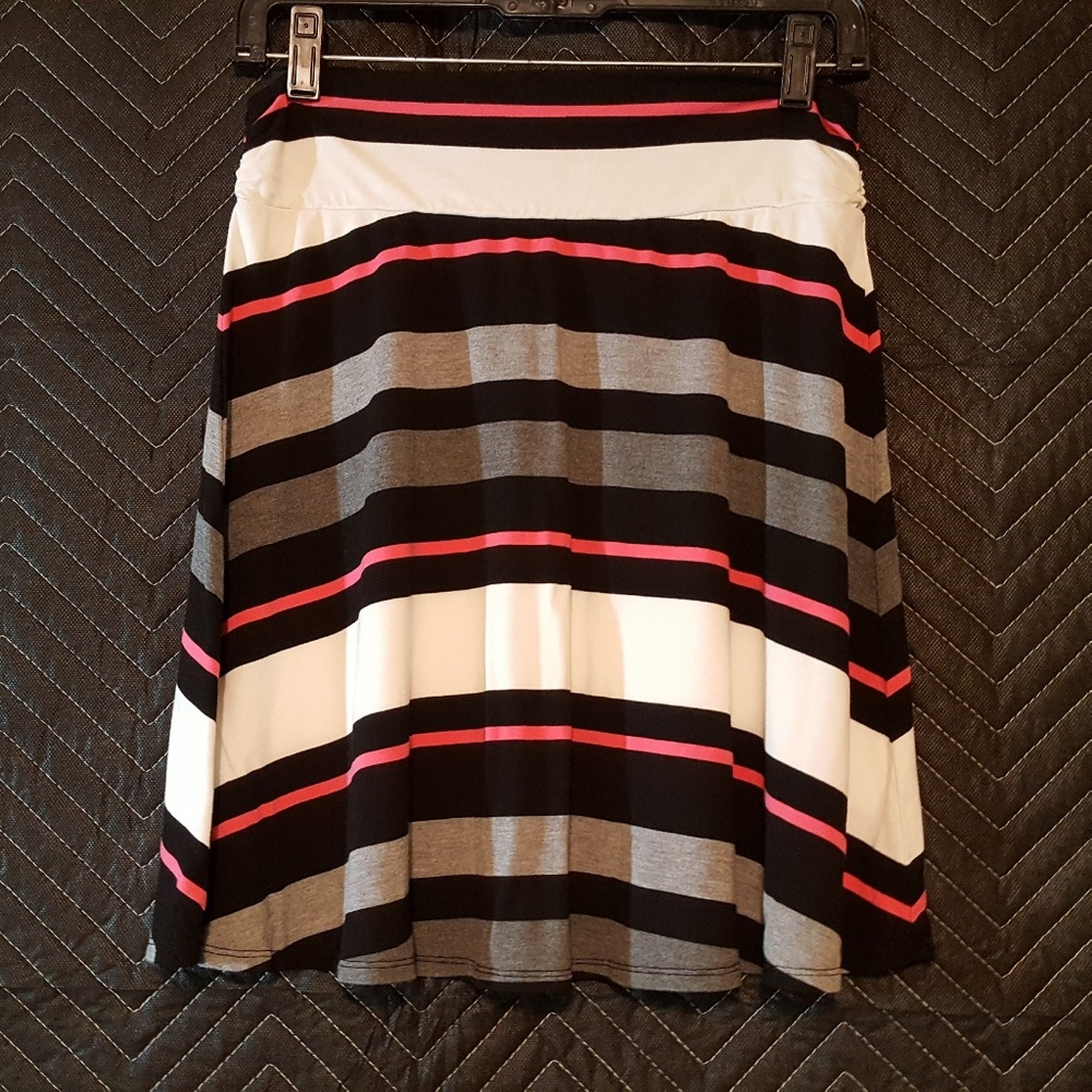 Merona Juniors striped swing skirt
