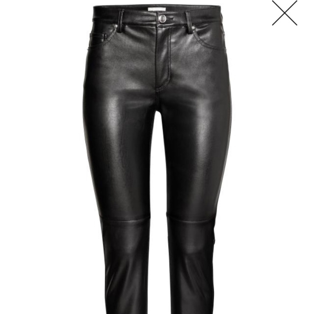 H&M Faux Leather Pants