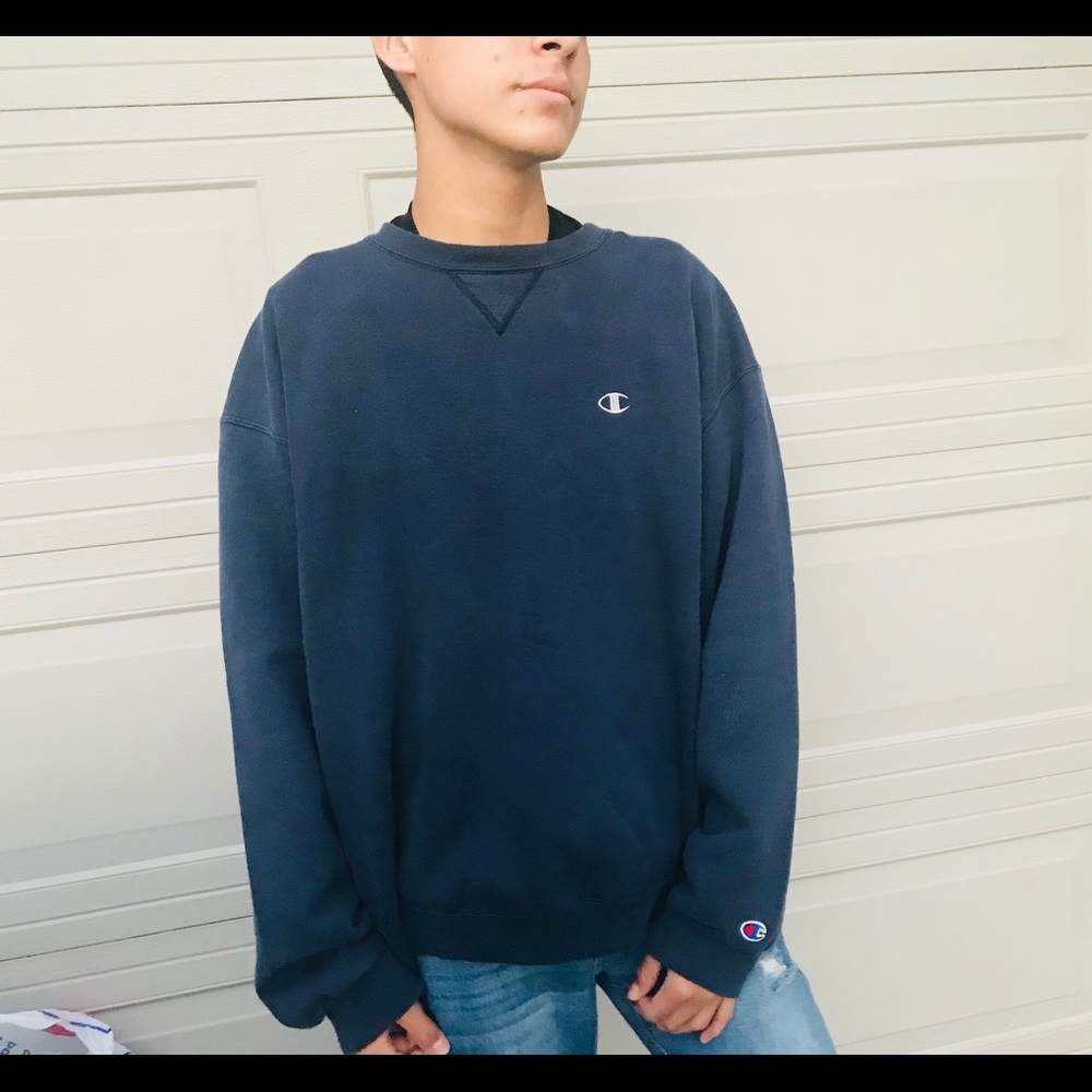 Blue champion sweatshirt