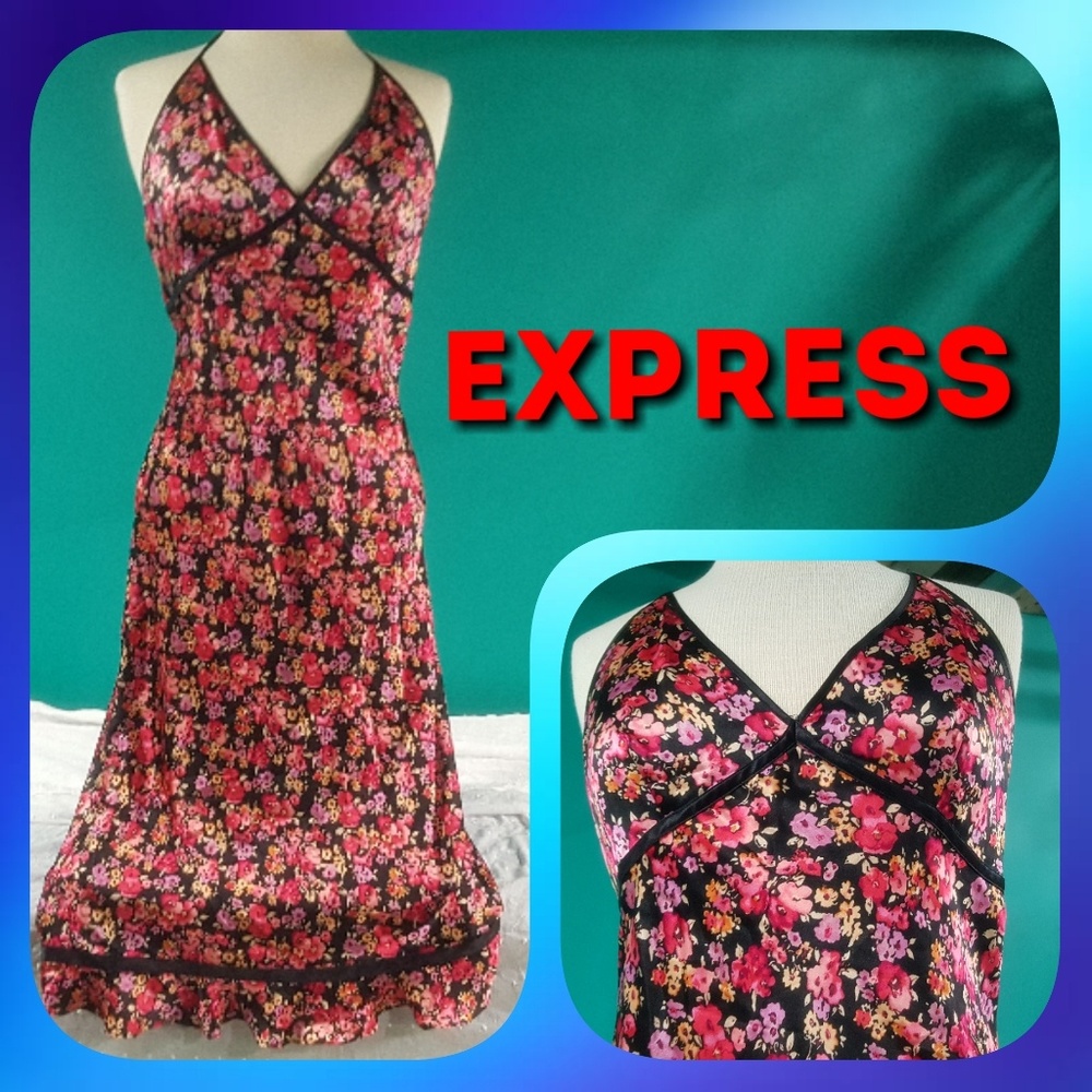 EXPRESS HALTER DRESS