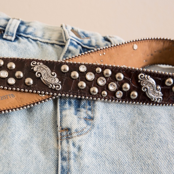 Justin Boots Western Belt with Swarovski Crystals main image 5