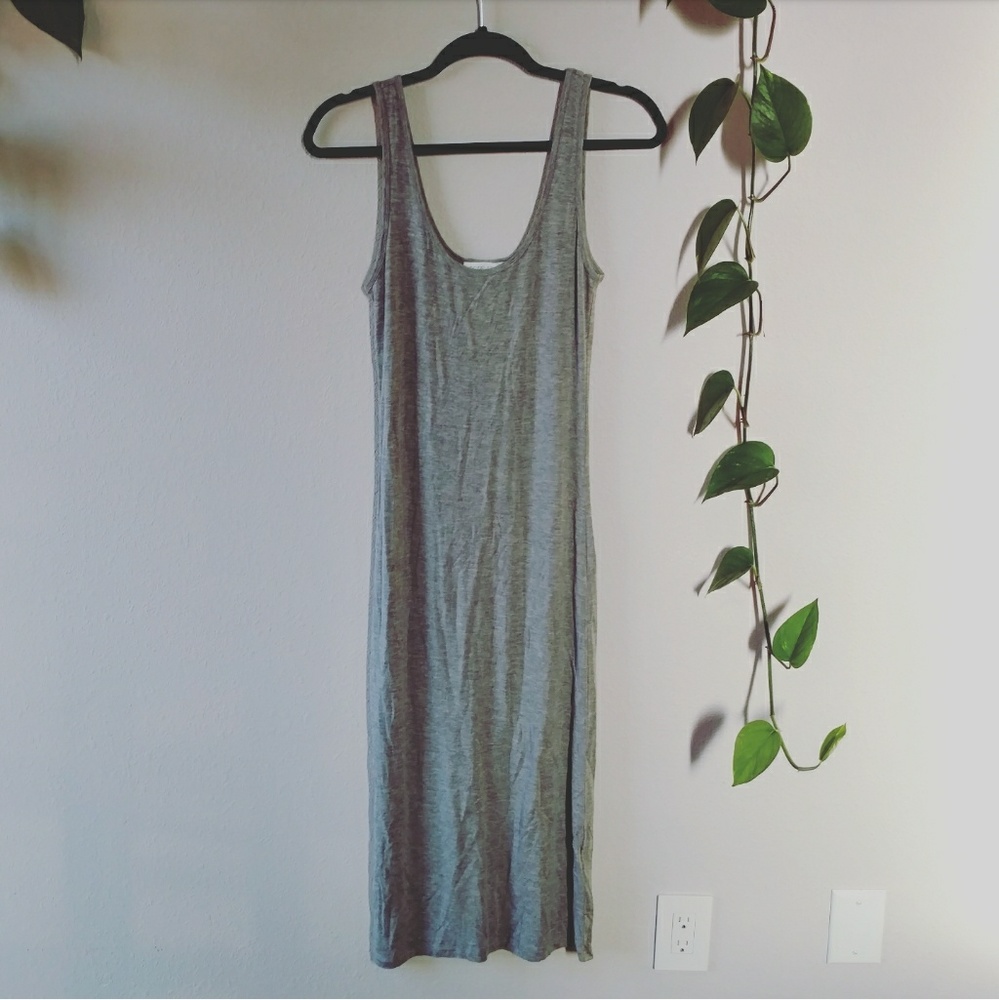 Bodycon Soft Gray Dress