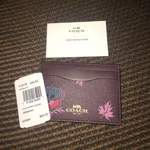 Sale! NWT- Coach card case.Brand new.