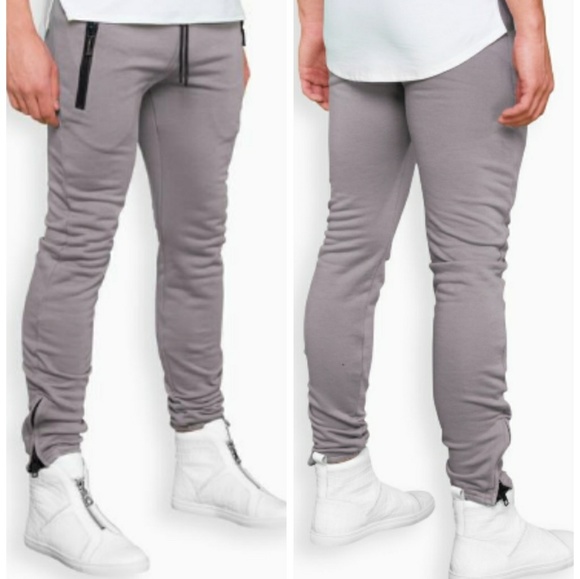 HIP AND BONE Other - HIP AND BONE Army joggers sweatpants grey