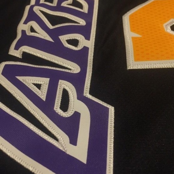New Lonzo Ball Black LA Lakers Jersey Men S,M,L,XL - Picture 2 of 4