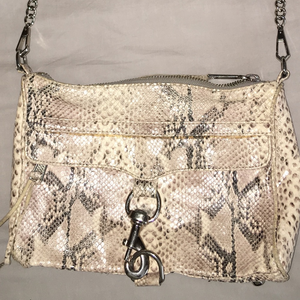 Snake Skin Cross Body Bag