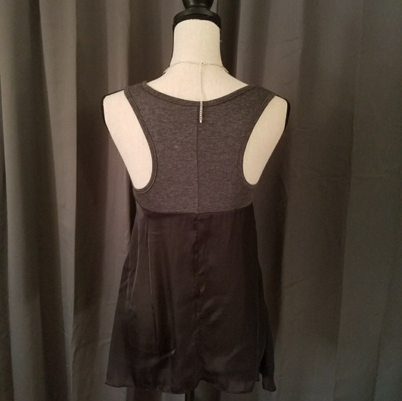SATIN RACER BACK SLEEVELESS TOP - Picture 2 of 4