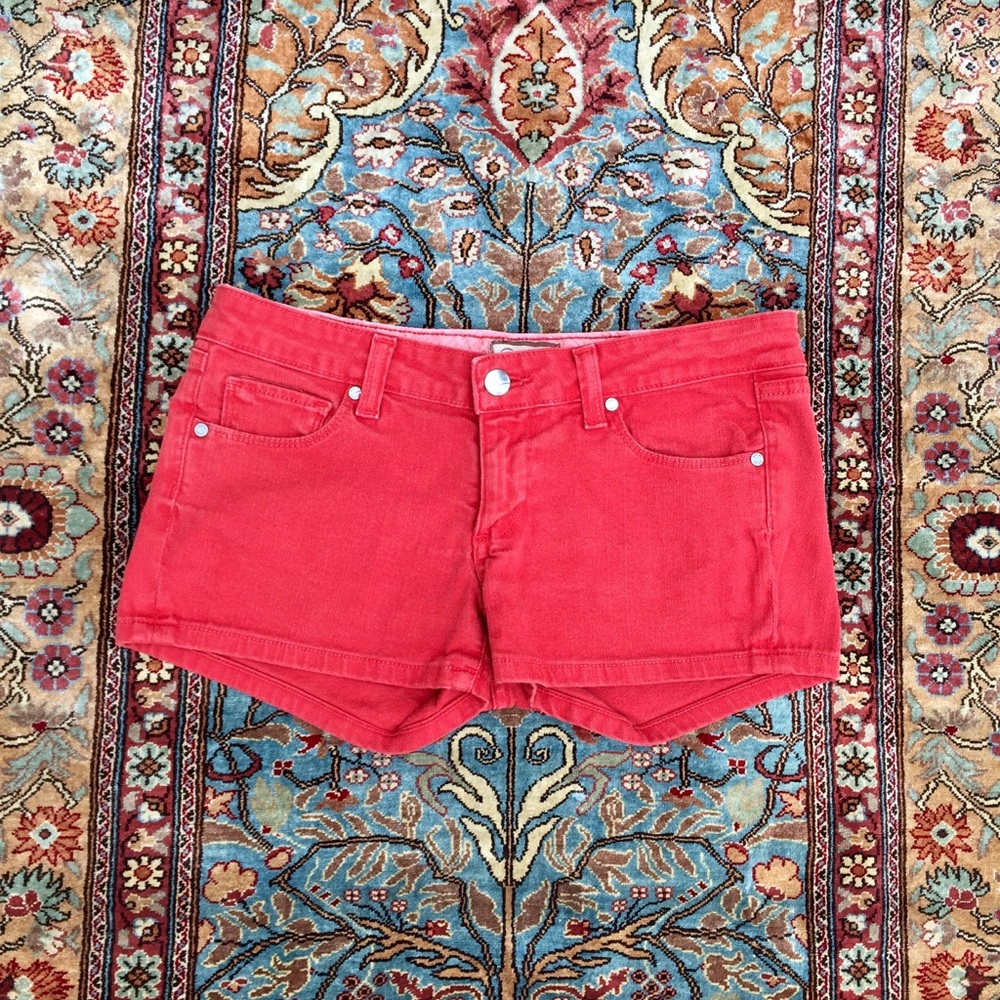 Paige Canyon Shorts in red size 27