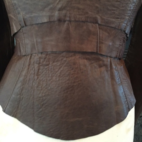 Leather jacket woman goth clothing F/W 2017 lamb - Picture 4 of 4