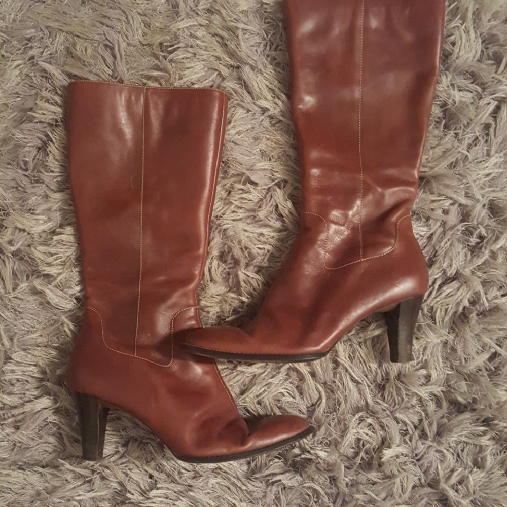 Anne Klein Leather Boots